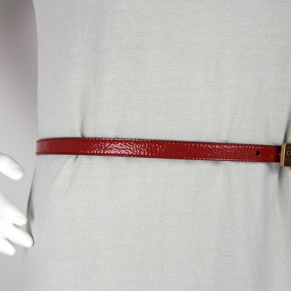 Gucci Patent Leather with Gucci Print Buckle 80 32 main image 6